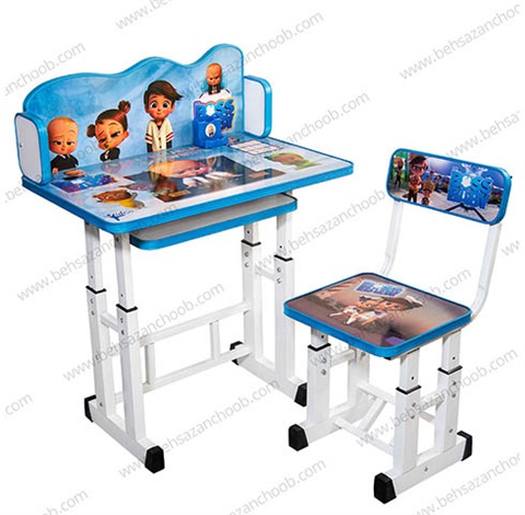 میز تحریر کودک بچه رئیس نوار آبی M 514